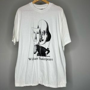 Vintage Hanes William Shakespeare single stitch T shirt